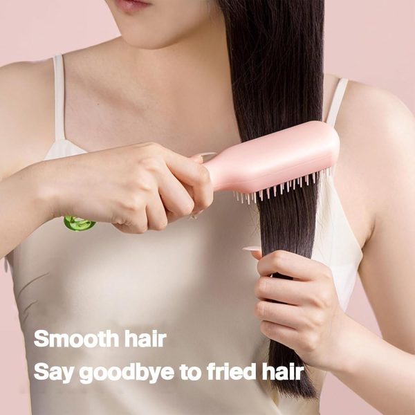 Self Cleaning Hair Brush One Click Cleaning Telescopic Hair Comb